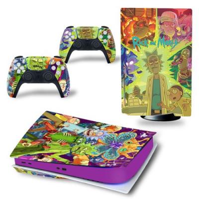 GENERIQUE Sticker pour Sony&nbsp;Console&nbsp;PS5, Rick and Morty-1021 