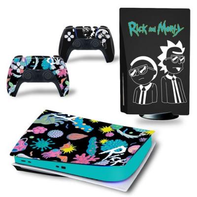 GENERIQUE Sticker pour Sony&nbsp;Console&nbsp;PS5, Rick and Morty-1026 