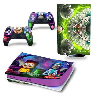 GENERIQUE Sticker pour Sony&nbsp;Console&nbsp;PS5, Rick and Morty-1028 