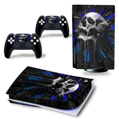 GENERIQUE Sticker pour Sony&nbsp;Console&nbsp;PS5, squelette-35 