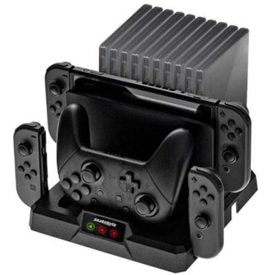 SNAKEBYTE Support de rangement et de charge pour manette Nintendo Switch noir