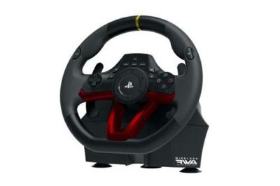 HORI Volant Sans fil  Racing Wheel Apex Noir et Rouge