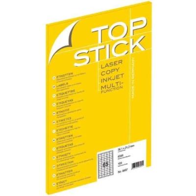 GENERIQUE Etiquettes universelle, 70 x 37 mm, blanc top stick 8706