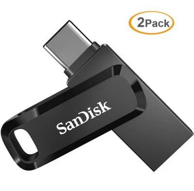 SANDISK 2pcs Ultra 256 Go Cl&eacute; USB &agrave; double connectique pour les appareils USB Type-C 
