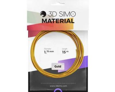 3D SIMO 3Dsimo Gold Filament 1.75 mm 40 g or 