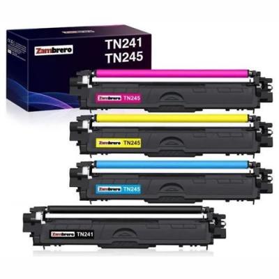 ZAMBRERO 4 &times; Cartouches de toner compatible Brother TN-241 TN-245 pour Brother MFC-9340CDW MFC-9140CDN MFC-9330CDW MFC-9130CW 