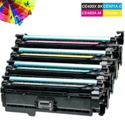 GENERIQUE 4x CE400X Toner Compatible HP Laserjet 500 Color M551XH M551DN 