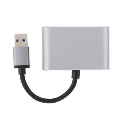 GENERIQUE Adaptateur USB 3.0 vers VGA + HDMI Convertisseur HD 1080P Adaptateur d'ordinateur pour Windows 7/8 / 8.1 / 10 