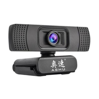 GENERIQUE ASHU Webcam 1080P USB 2.0 Appareil photo num&eacute;rique Web avec microphone Clip-on Full HD 1920x1080P 2,0 m&eacute;gapixels CMOS Cam&eacute;ra Web Cam pour ordinateur PC portable 