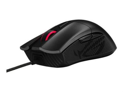 ASUS ROG Gladius II Core - Souris - pour droitiers - optique - filaire - USB - noir