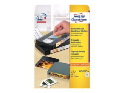 AVERY  Etiquette Stick+Lift, 147,3 x 20 mm, blanc