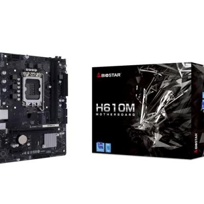 BIOSTAR  H610MHC 2.0 carte m&egrave;re Intel H610 LGA 1700 micro ATX