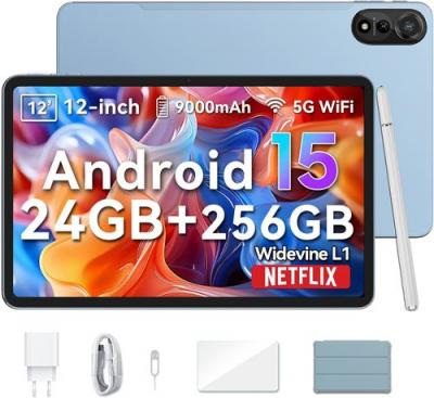 Oscal Pad 70 Tablette Tactile 10.1 pouces HD+ Quad core Android 12 7Go+64Go/SD 1To 6580mAh - Noir