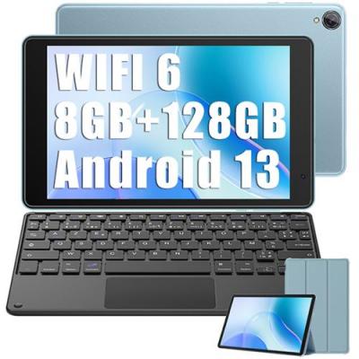 BLACKVIEW Tab 50 WiFi Tablette Tactile 8 pouces HD 8Go+128Go/SD 1To 5580mAh WiFi 6 Tablette PC Android 13 Bleu Avec Clavier K1 