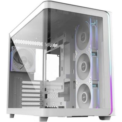 FSP  M580-WP Midi Tower Blanc, bo&icirc;tier pc