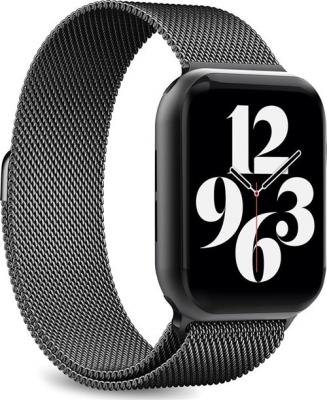 PURO Bracelet Milanese Pour Apple Watch Taille Unique 38 &Agrave; 41mm Noir 