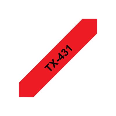 BROTHER Cassette ruban  12 mm noir / rouge