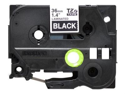 BROTHER  TZe-365 - Blanc sur noir - Rouleau (3,6 cm x 8 m) 1 cassette(s) ruban lamin&eacute; - pour P-Touch PT-3600, PT-530, PT-9200, PT-9400, PT-9500, PT-9600, PT-9800; P-Touch R RL-700 