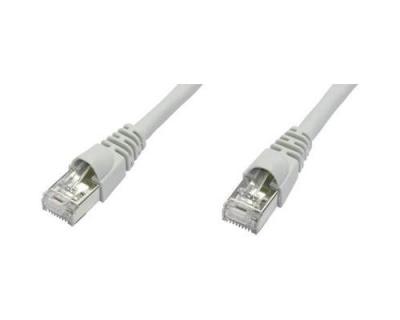 TELEGARTNER C&acirc;ble de raccordement r&eacute;seau informatique RJ45 L00005A0051 CAT 6a S/FTP blanc 10.00 m