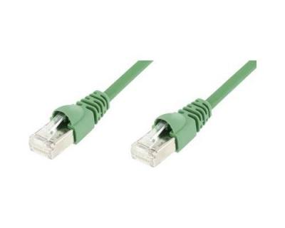 TELEGARTNER C&acirc;ble de raccordement r&eacute;seau informatique RJ45 L00004A0055 CAT 6a S/FTP vert 7.50 m