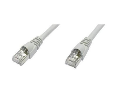 TELEGARTNER C&acirc;ble de raccordement r&eacute;seau informatique RJ45 L00006A0034 CAT 6a S/FTP gris 25.00 m