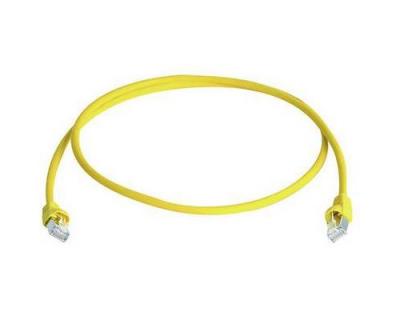 TELEGARTNER C&acirc;ble de raccordement r&eacute;seau informatique RJ45 L00006A0049 CAT 6a S/FTP jaune 15.00 m