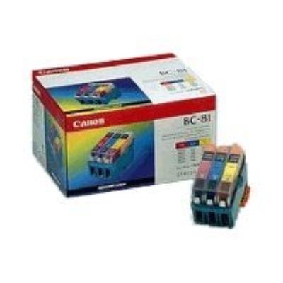 CANON BC-81 - Couleur (cyan, magenta, jaune) - original - cartouche d'encre - pour BJC-8500 