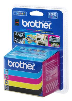 BROTHER Cartouche lc900  n/c/m/j - pack de 4