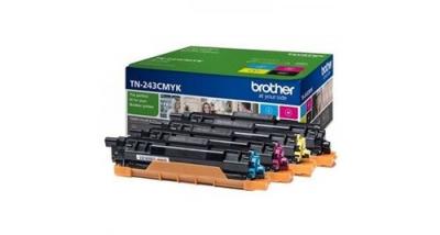 BROTHER Cartouche d'encre - imprimante pack 4 toners - consommables originaux (tn-243cmyk)