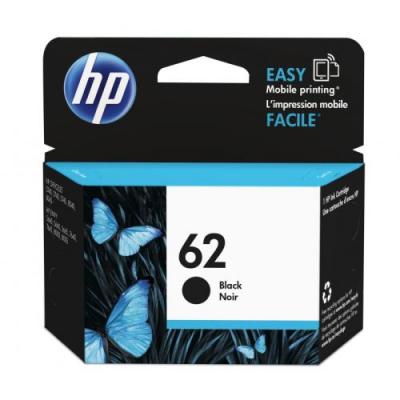 HP Cartouches Jet d'encre  62 Cartouche D'encre Noire Authentique 