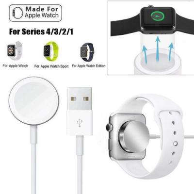 GENERIQUE Chargeur rapide sans fil pour Apple Watch s&eacute;rie 1 2 3 4 C&acirc;ble de charge rapide USB magn&eacute;tique 38 / 42mm 1M pour chargeur iWatch 
