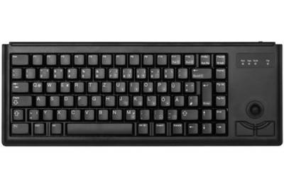 GENERIQUE CHERRY Clavier d'ordinateur miniature + trackball g84-4400 usb noir 