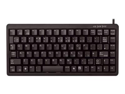  CHERRY G84-4100 Compact Keyboard - Clavier - PS/2, USB - R.-U. - noir 