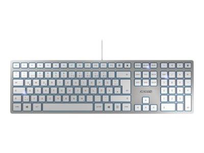CHERRY  Kc 6000 Slim Keyboard Argent&eacute; Belgian AZERTY