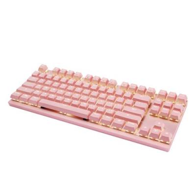 NON RENSEIGNE Clavier 75 gaming m&eacute;canique filaire 2,4 Ghz - Rose 