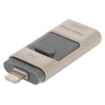 AVIZAR Cl&eacute; USB 32 Go OTG iPhone iPad Smartphone Tablette - Prise Lightning / micro-USB 