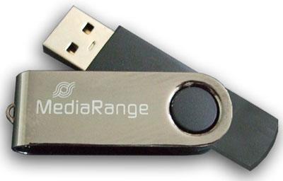 MEDIARANGE Cl&eacute; usb 4go  2.0 argent 
