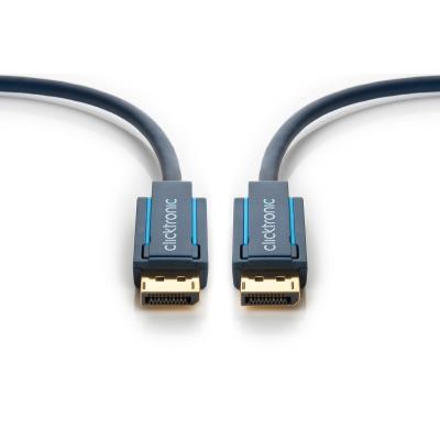 Clicktronic 70714 Casual C&acirc;ble Display Port, 7.5m Longueur