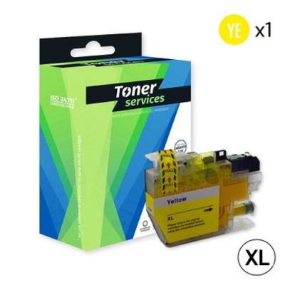 TONER SERVICES Compatible Brother LC3213Y Cartouche d'encre jaune marque