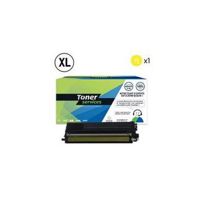TONER SERVICES Compatible Brother TN328 Toner Jaune TN328Y (BTTN328YR)