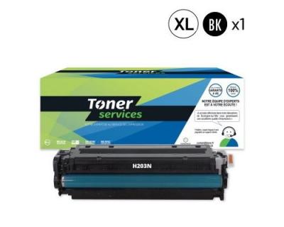 TONER SERVICES Compatible HP 203X Toner Noir CF540X (HT203XB/CF540X)