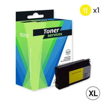 TONER SERVICES Compatible HP 953XL Cartouche Jaune F6U18AE (H953XLY)