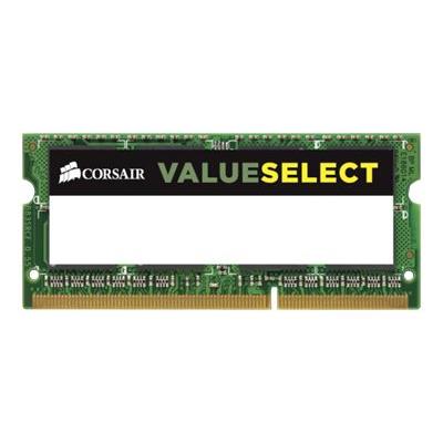  CORSAIR Value Select - DDR3L - module - 4 Go - SO DIMM 204 broches - 1600 MHz / PC3-12800 - CL11 - 1.35 V - m&eacute;moire sans tampon - non ECC 