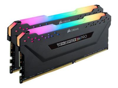 CORSAIR  Vengeance RGB Pro 32 Go (2x16 Go) DDR4 4000 (PC4-32000) C18 Optimis&eacute; pour AMD X570 - Noire