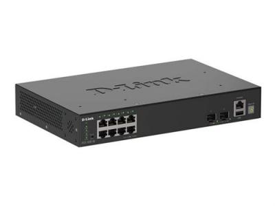 D LINK Switch - D-LINK - 10-port Gigabit Stackable - Smart Managed - 2 x 10G SFP+ - 8 x 10/100/1000Mbps