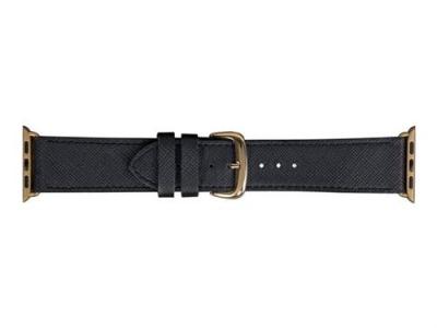  dbramante1928 Madrid - Bracelet de montre pour montre intelligente - noir nuit - pour Apple Watch Herm&egrave;s Series 9, SE 3, Series 10, Series 11, Series 8, Series 9 