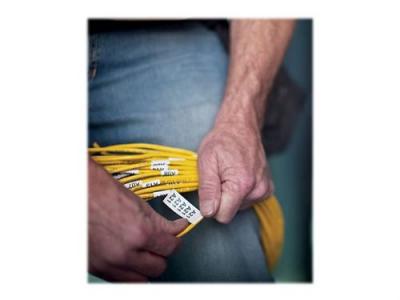 DYMO  18765 Ruban encreur polyester Couleur de ruban: blanc Couleur de police: noir 19 mm 5.5 m