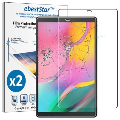 EBESTSTAR  - [Pack x2] Verre tremp&eacute; Samsung Galaxy Tab A 10.1 2019 T515 Film Protection Ecran Vitre protecteur anti casse, anti-rayure, pose sans bulles [Dimensions PRECISES Tablette : 245 x