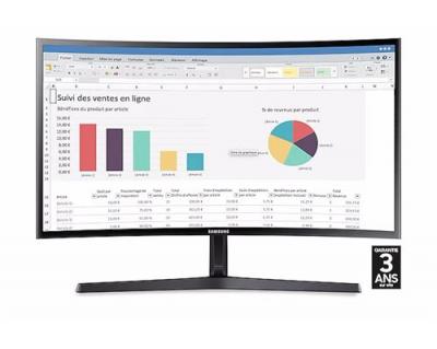 SAMSUNG Ecran pc 27''  incurv&eacute; c27f396