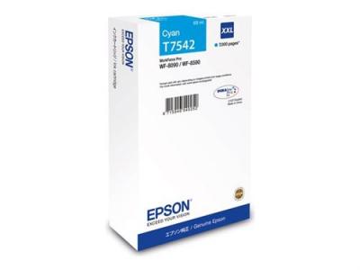 EPSON  T7542 XXL Cartouche d'encre Cyan Original C13T75424N